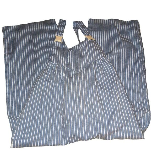 Her Majesty vintage blue and white striped overalls‎ - Picture 4 of 8